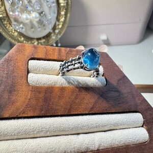 Handmade Aquamarine Silver Ring